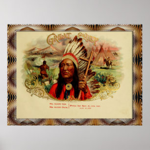 Vintage Cigar Box Labels Posters