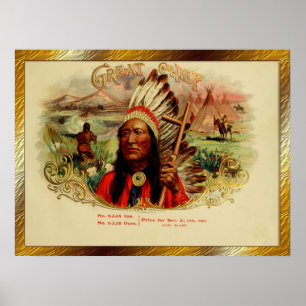 Vintage Cigar Box Labels Posters