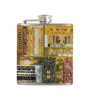 Vintage Cigar Boxes Hip Flask