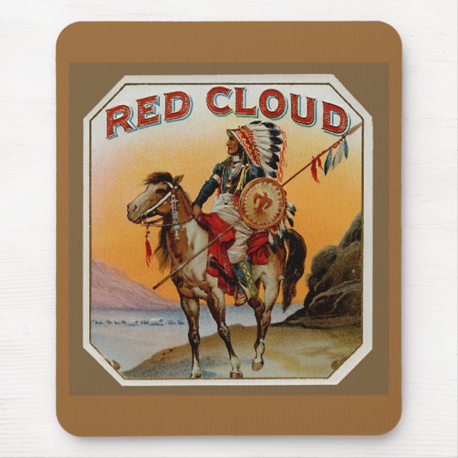 Vintage Cigar Graphic Mousepad (Front)