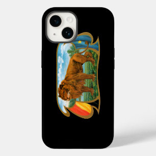 Vintage Cigar Label Art, Lion, King of the Jungle iPhone Case
