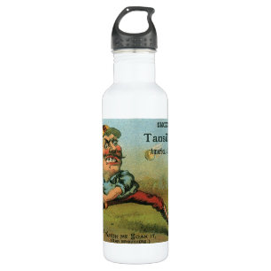 Vintage Cigar Label, Sports Baseball Tansill Punch 710 Ml Water Bottle