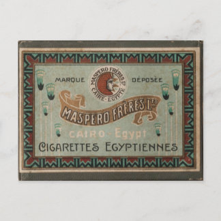 Vintage Cigarette Box Postcard