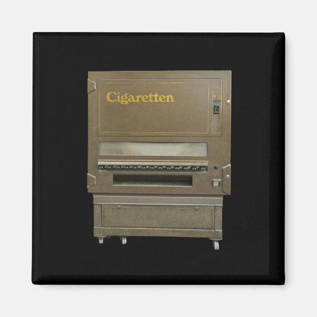 Vintage Cigarette Vending Machine Magnet (Front)