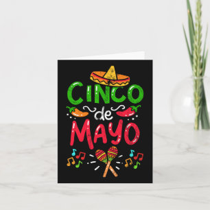 Vintage Cinco De Mayo Mexico  Card
