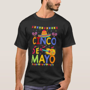 Vintage Cinco De Mayo Mexico Guitar T-Shirt