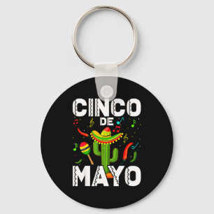 Vintage cinco de mayo mexico key ring
