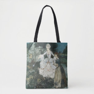Vintage Cinderella Fairy Godmother by Edmund Dulac Tote Bag
