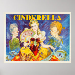 Vintage Cinderella Theatre Poster