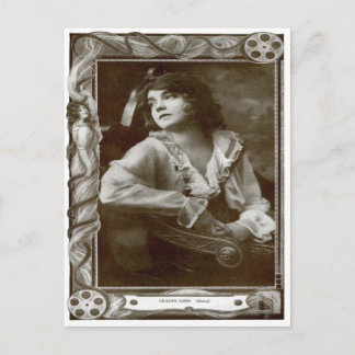 Vintage Cinema  Lilian Gish Postcard