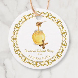 Vintage Cinnamon Infused Honey Hang Tag