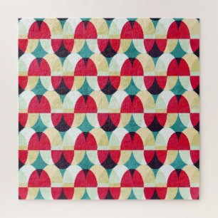 Vintage circle, seamless abstract pattern. jigsaw puzzle