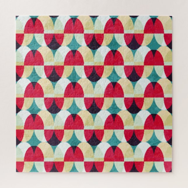 Vintage circle, seamless abstract pattern. jigsaw puzzle (Vertical)
