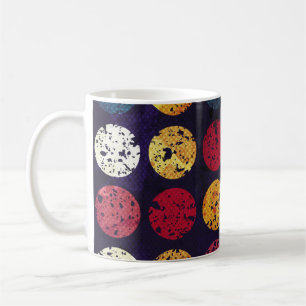 vintage circle seamless patternpattern,abstract,te coffee mug