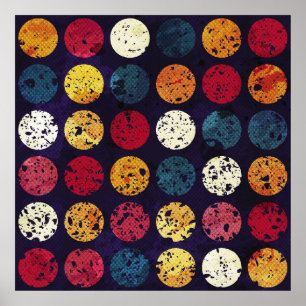 vintage circle seamless patternpattern,abstract,te poster