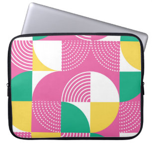 Vintage Circles: Graphic Harmony. Laptop Sleeve