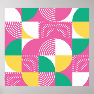 Vintage Circles: Graphic Harmony. Poster