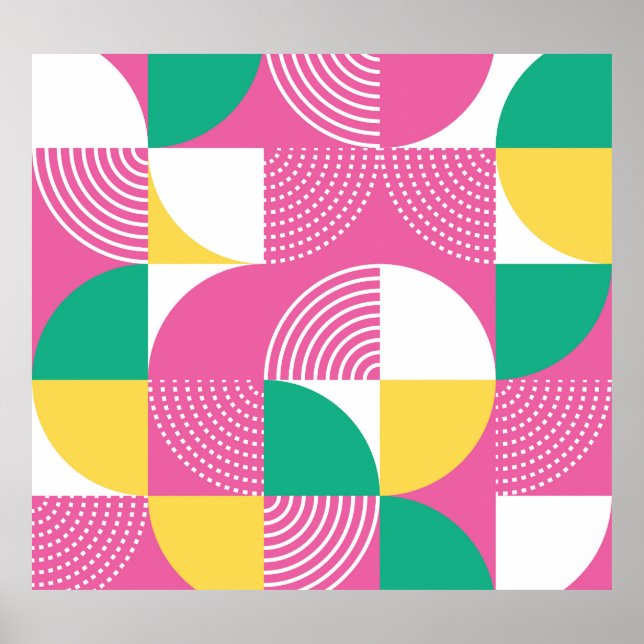 Vintage Circles: Graphic Harmony. Poster (Front)