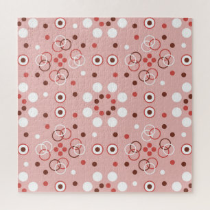 Vintage Circles: Seamless Geometric Charm. Jigsaw Puzzle