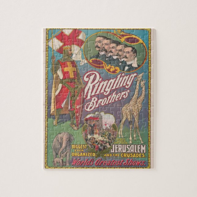 Vintage circus 2 jigsaw puzzle (Vertical)