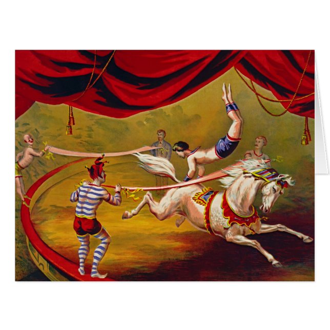 Vintage Circus Ad 1875 (Front Horizontal)