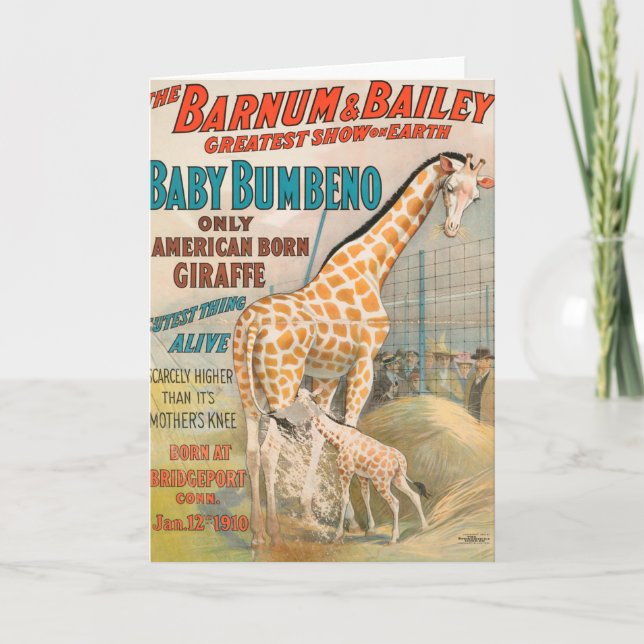 Vintage : circus Barnum & Bailey - Card (Front)
