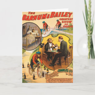 Vintage : circus Barnum & Bailey - Card