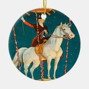 Vintage : circus Barnum & Bailey - Ceramic Ornament