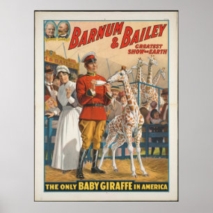 Vintage : circus Barnum & Bailey - Poster