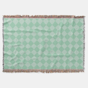 Vintage Circus Diamond Woven Throw Blanket