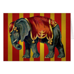 vintage circus elephant