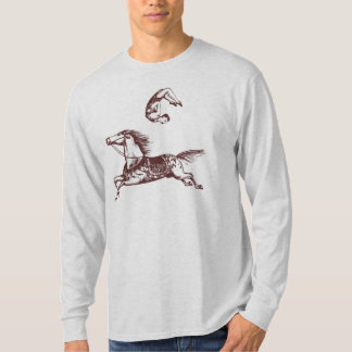 Vintage Circus Horse Acrobat Trick Rider T-Shirt