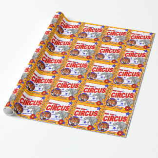 Vintage Circus Poster Wrapping Paper