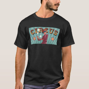 Vintage Circus Staff Badge Juggling Circus Perform T-Shirt
