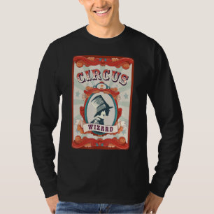 Vintage Circus Staff Badge Magician Wizard Circus T-Shirt