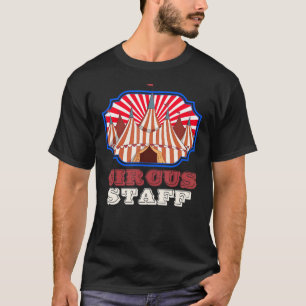 Vintage Circus Staff Retro Carnival Theme Circus C T-Shirt