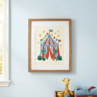Vintage Circus Tent Nursery Art Print
