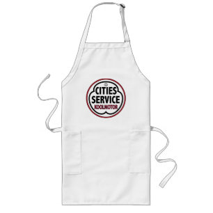 Vintage Cities Service koolmotor sign Long Apron