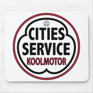Vintage Cities Service koolmotor sign Mouse Pad