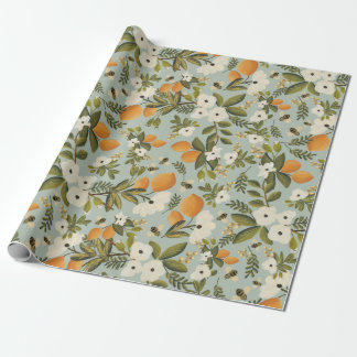Vintage Citrus Botanical Wrapping Paper