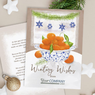 Vintage Citrus Christmas Oranges Company Holiday