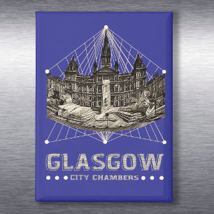 Vintage City Chambers Magnet