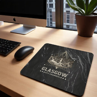 Vintage city chambers Mousepad
