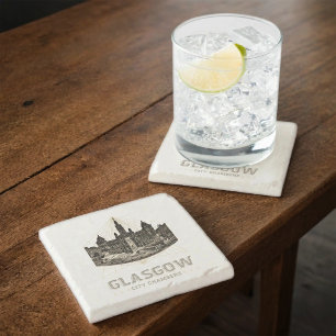 Vintage City Chambers Stone Coaster