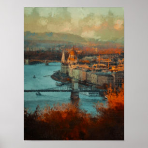 Vintage city poster