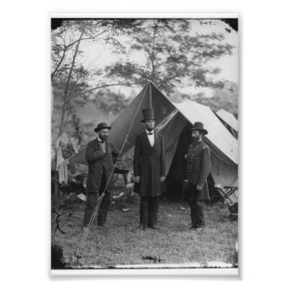 Vintage Civil War Photo of Abraham Lincoln