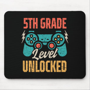 Vintage Ck To School 5th Grade Level Unlocked Vide Mouse Pad