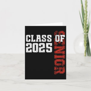 Vintage Cl Of 2025 Senior Graduation 25 Graduate 2 Card