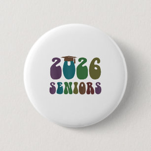 Vintage Cl Of 2026 Seniors 12 Years Later Rocks Gi 6 Cm Round Badge