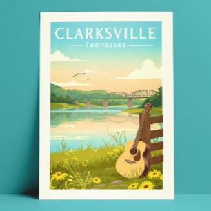 Vintage Clarksville Tennessee Postcard